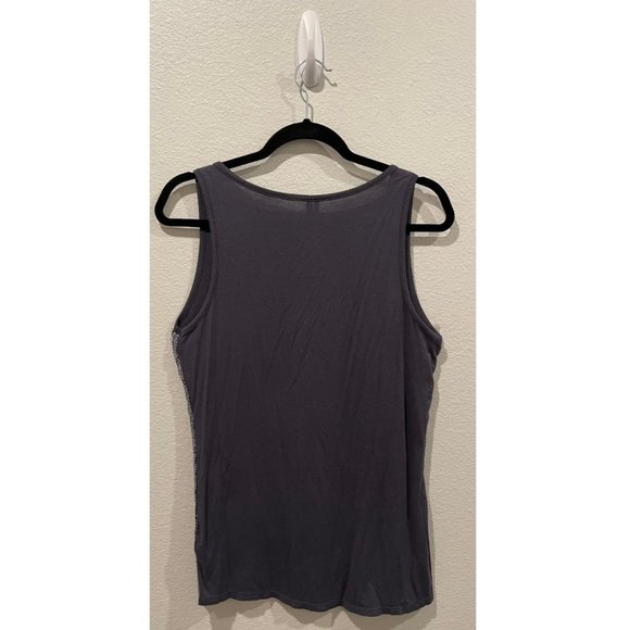 MAURICES Sequin Grey Sleeveless Tank Top - Picture 3 of 3